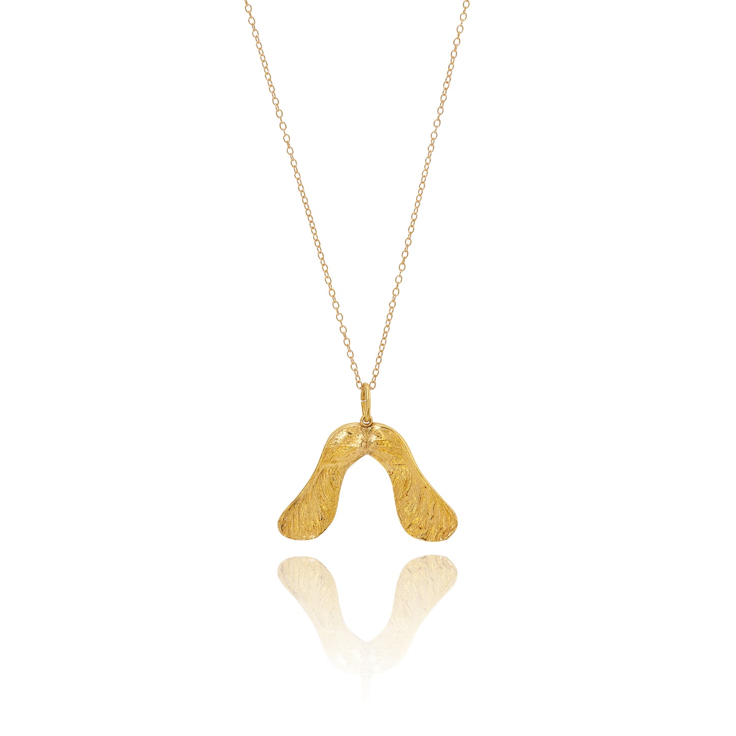 Handmade Gold Sycamore Necklace - Iris & Lolli