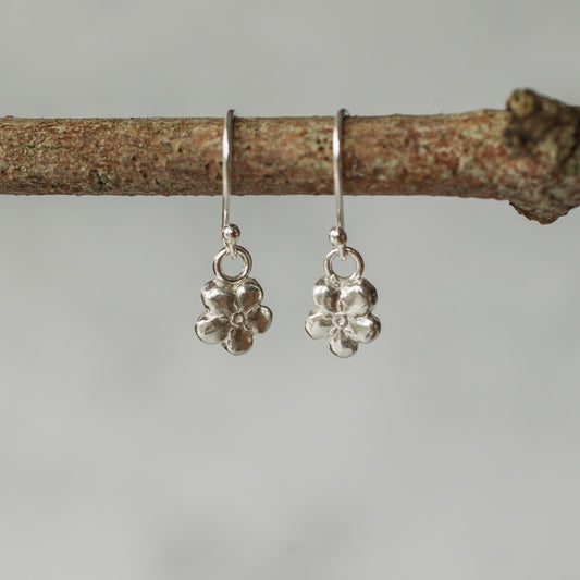 Silver Forget Me Not Earrings