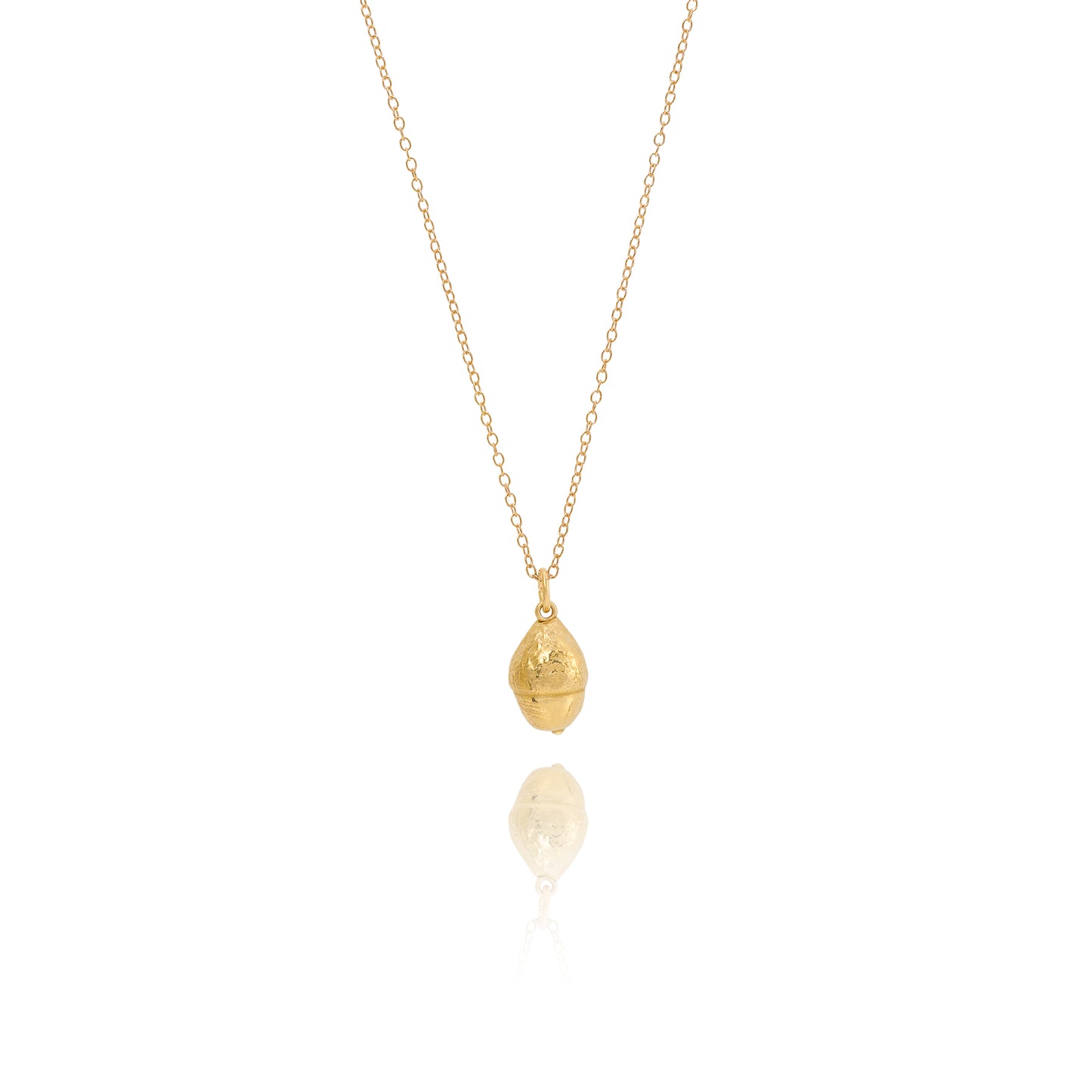 Gold Baby Acorn Necklace