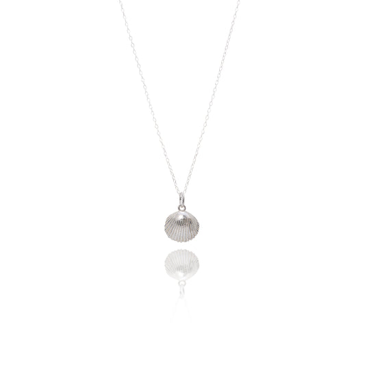 Handmade Silver Baby Cockle Shell Necklace